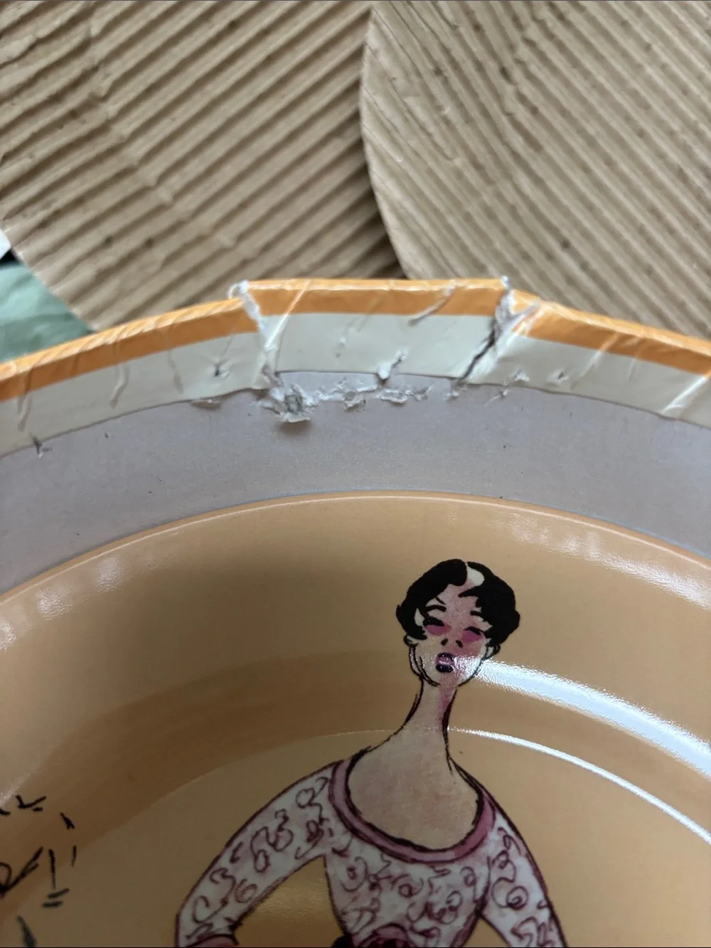 Vintage Look Rosanna Dessert Plate Set